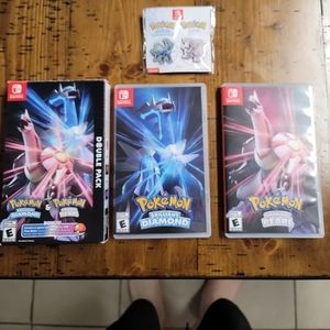 Pokemon Brilliant Diamond & Shining Pearl Double Pack with Pins 📌